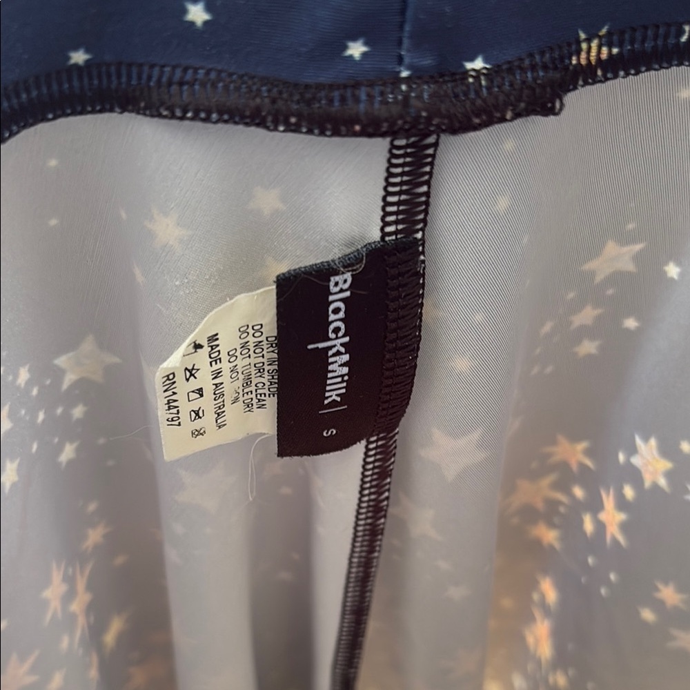 Starry Blue romper with Tie Detail - Picture 6 of 8